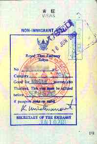 [画像] やっと取得したロングステイビザ(non-immigrant visa-O-A)